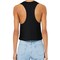 BELLA + CANVA Women's Racerback Crop Tank, Lightweight Sleeveless T-Shirt for Crafting